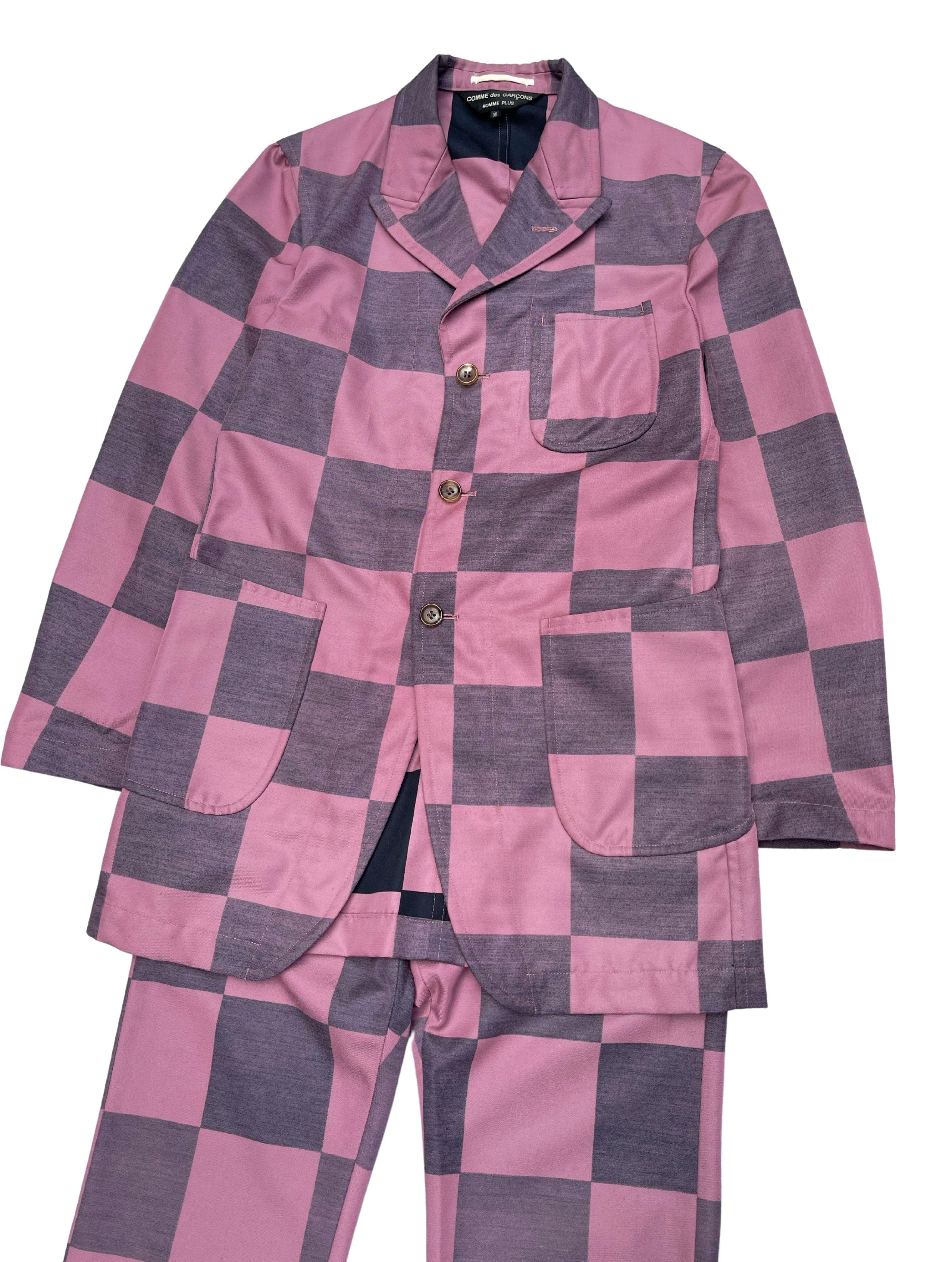 COMME des GARCONS Homme Plus Checkered Suit, Spring Summer 2002, size M. 2