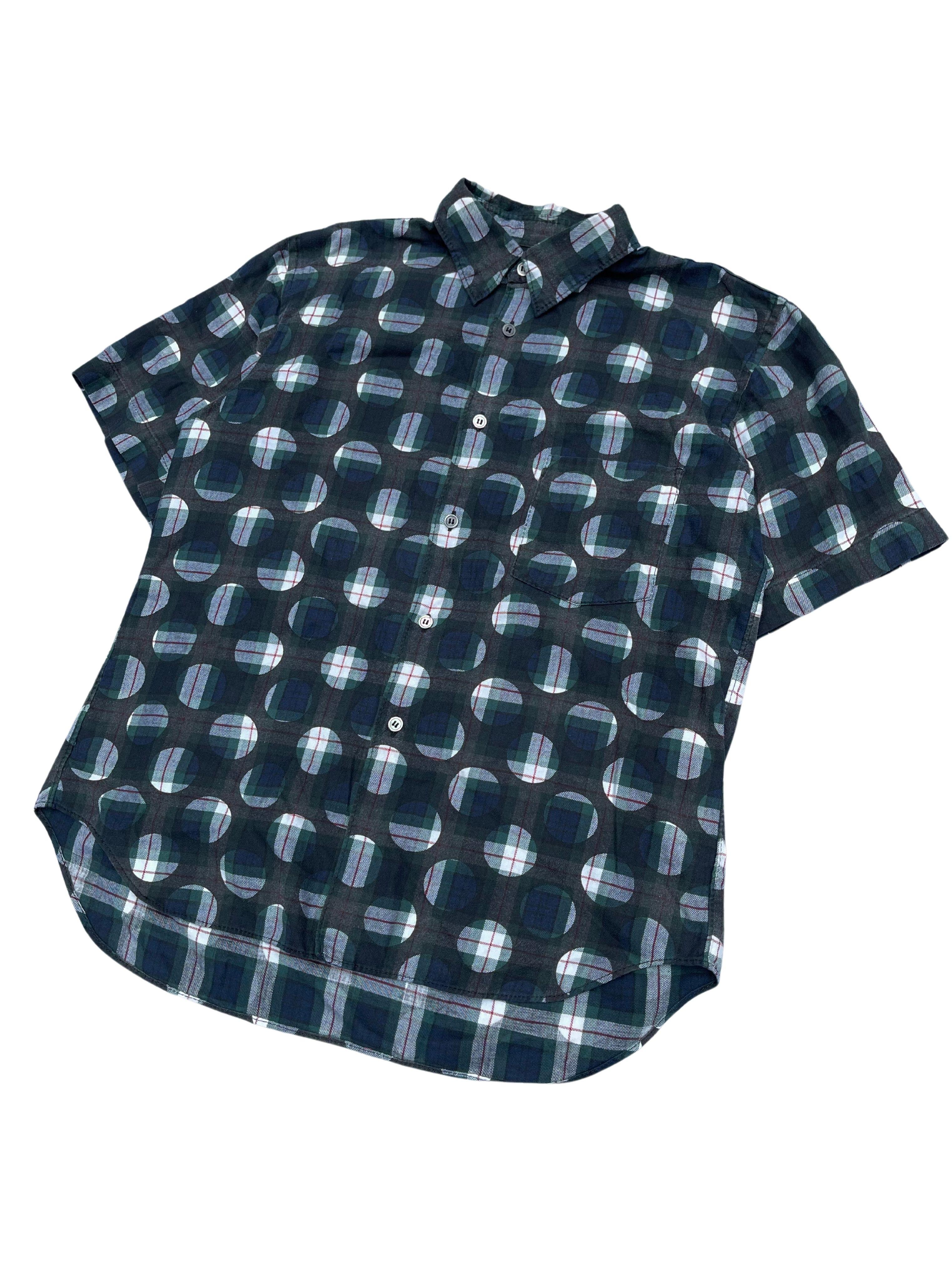 Black COMME Des GARCONS Homme Plus Dots Print Shirt, Spring Summer 2012
