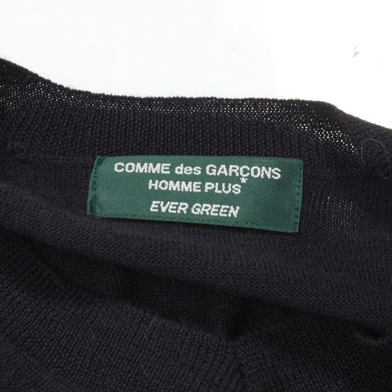 COMME DES GARCONS HOMME PLUS Jersey negro Ever Green Pink Panther M en venta 3