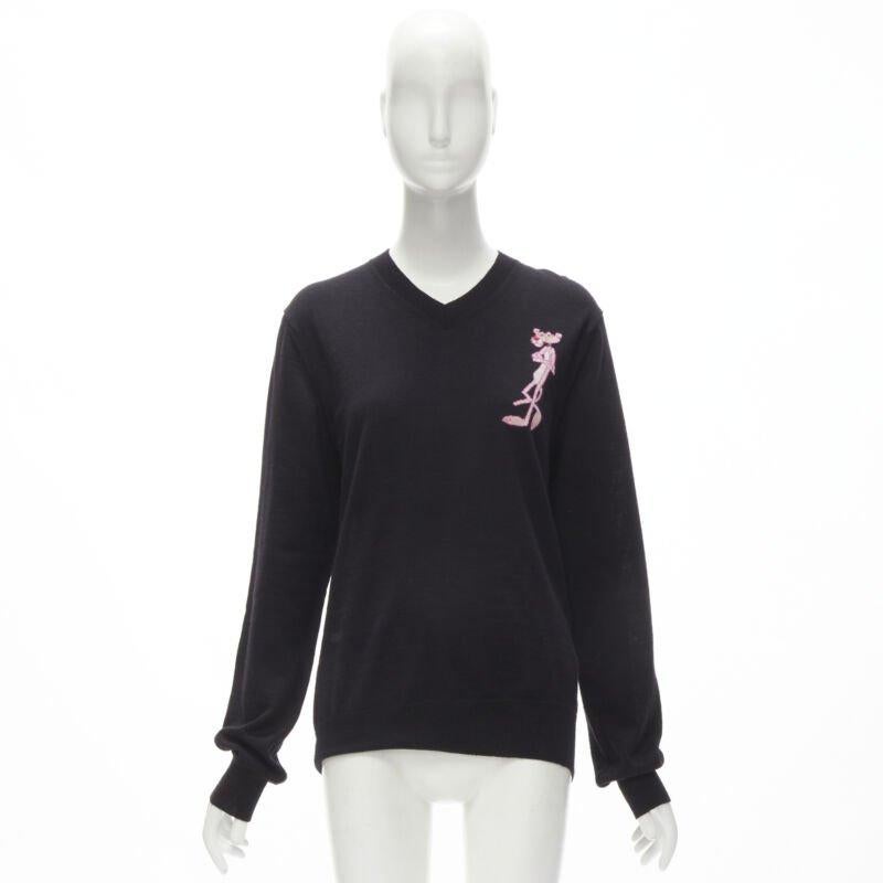 COMME DES GARCONS HOMME PLUS Jersey negro Ever Green Pink Panther M en venta 4