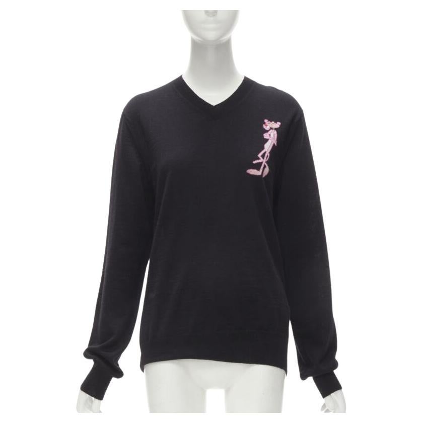 COMME DES GARCONS HOMME PLUS Jersey negro Ever Green Pink Panther M en venta