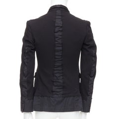 COMME DES GARCONS Homme Plus Evergreen 2005 black Reprint Docking blazer S