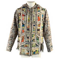 COMME des GARCONS HOMME PLUS Fall2018 Size M Grey Patchwork Polyester Jacket