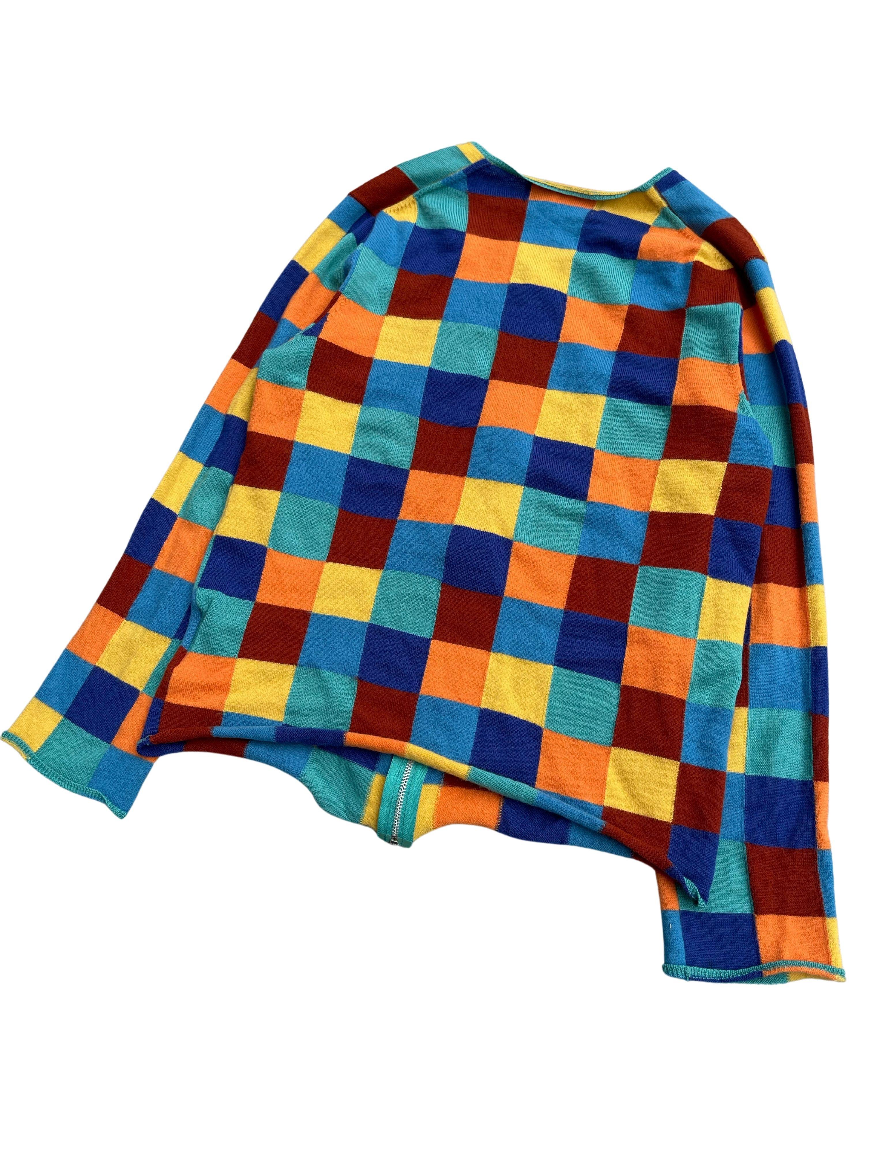da uomo o donna Maglione Comme Des Garcons Homme Plus Grid Zip-Up,  A. Winter 2001 in vendita