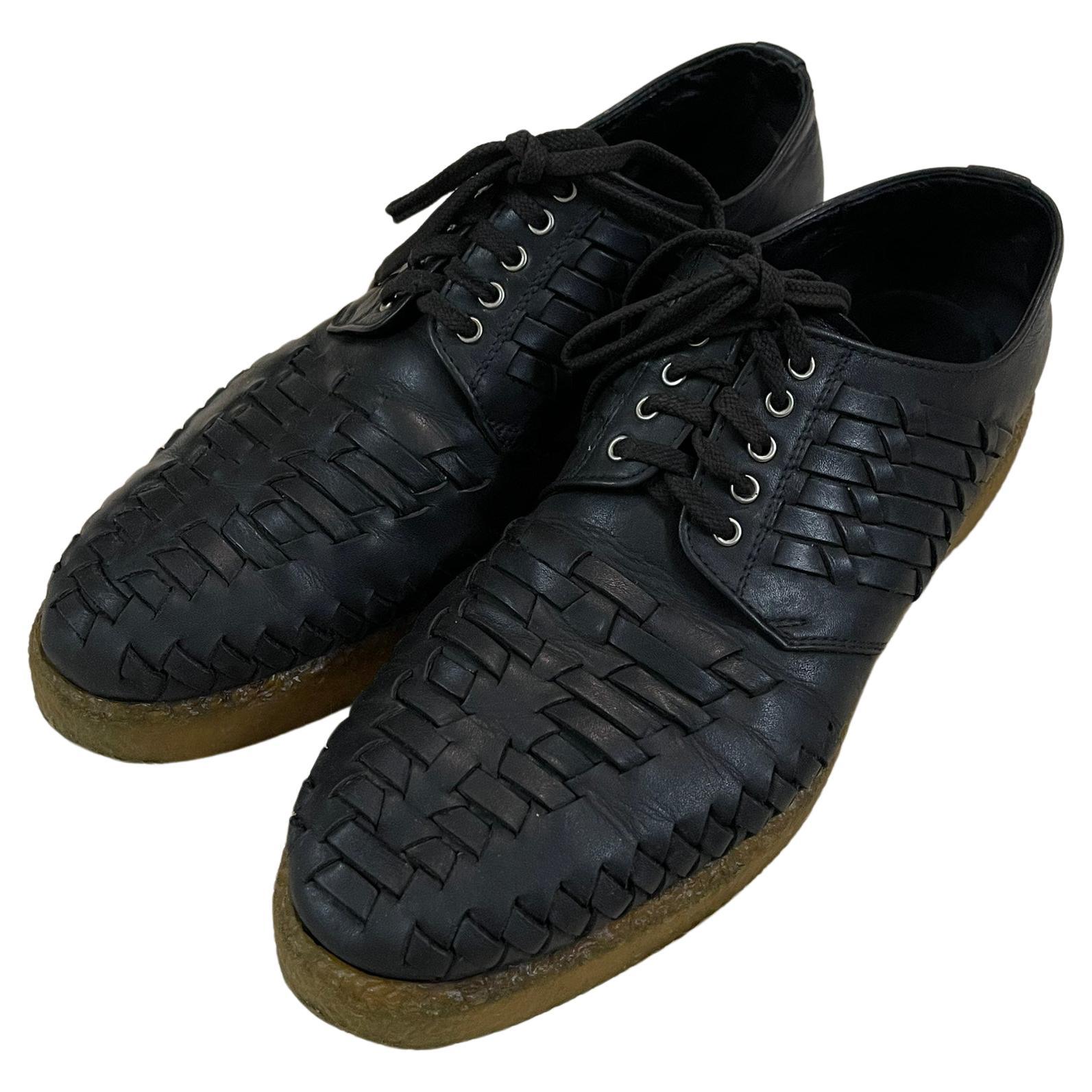 Comme Des Garcons - Chaussures formelles pour homme Intrecciato en vente