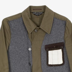 Comme des Garçons Homme Plus Khaki Cotton Men's Coat Size Medium