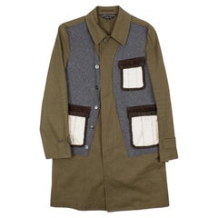 Comme des Garçons Homme Plus Khaki Cotton Men's Coat Size Medium