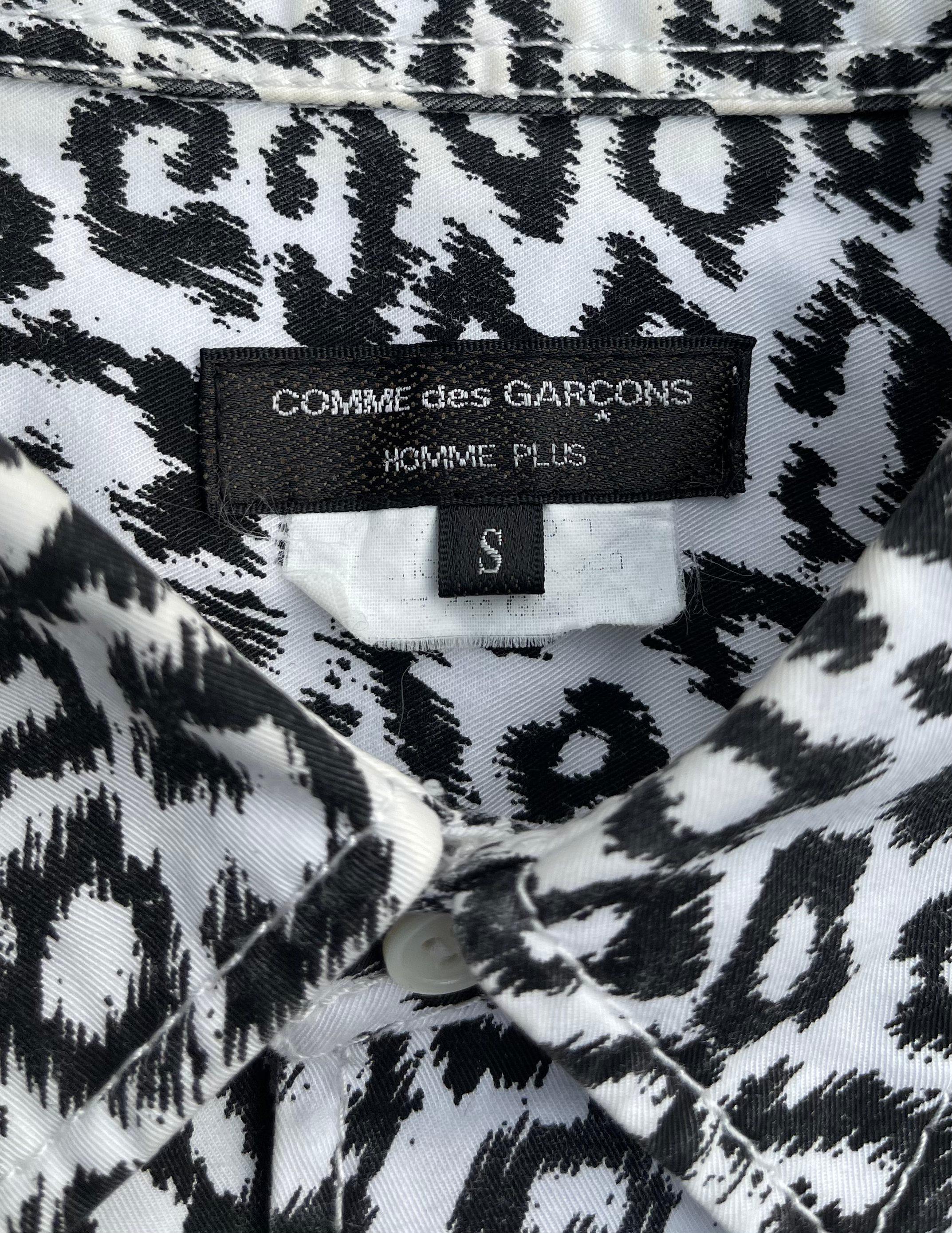 Comme Des Garcons Homme Plus Leopard Print Shirt In Good Condition In Tương Mai Ward, Hoang Mai District