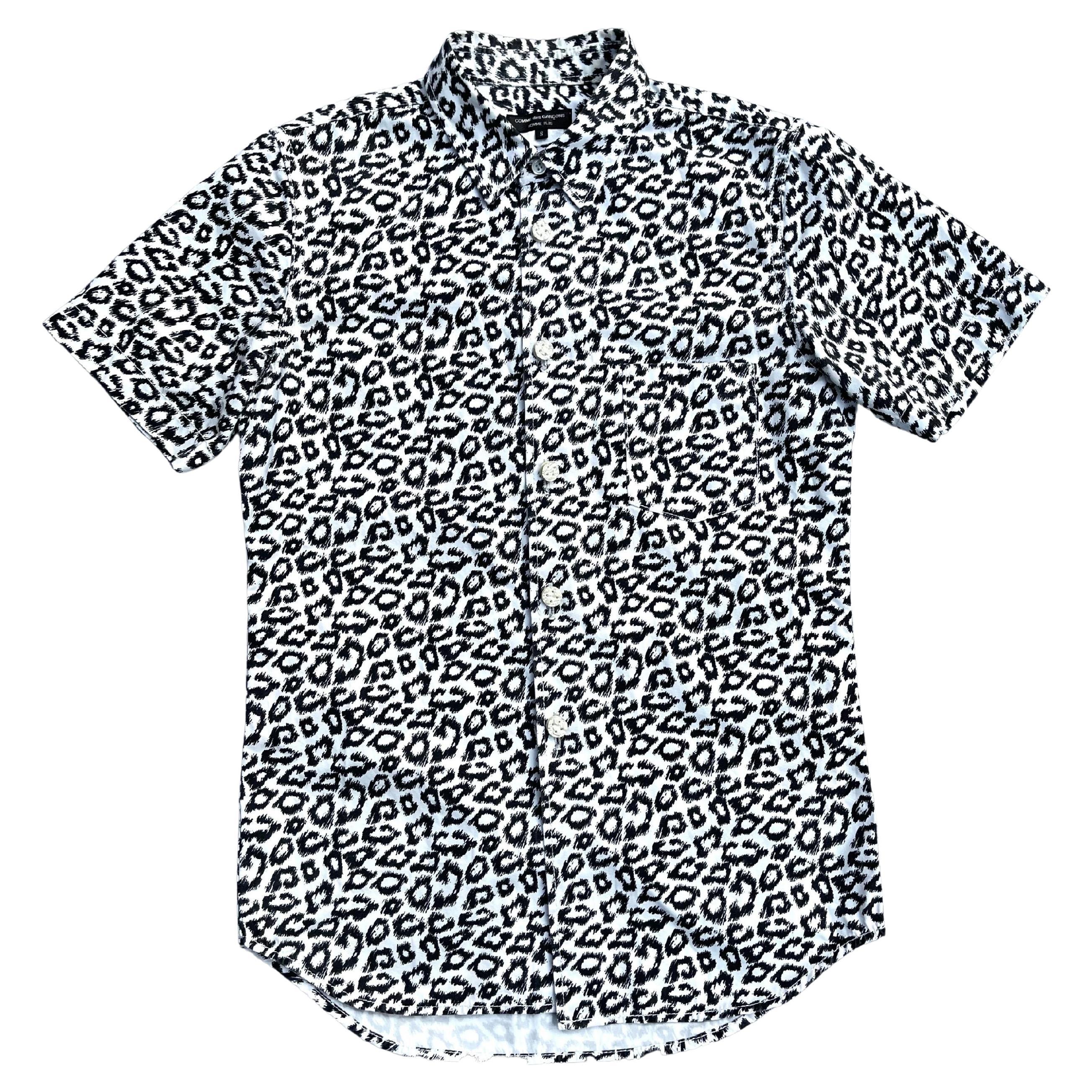 Comme Des Garcons Homme Plus Leopard Print Shirt