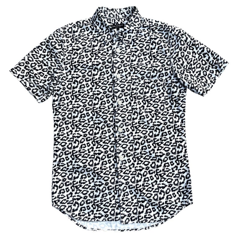 Comme Des Garcons Homme Plus Leopard Print Shirt For Sale at 1stDibs