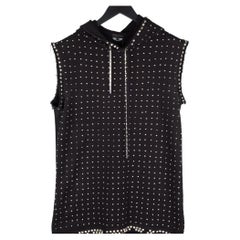 Comme des Garçons Homme Plus Men's Black Cotton Vest with Metal Pins M