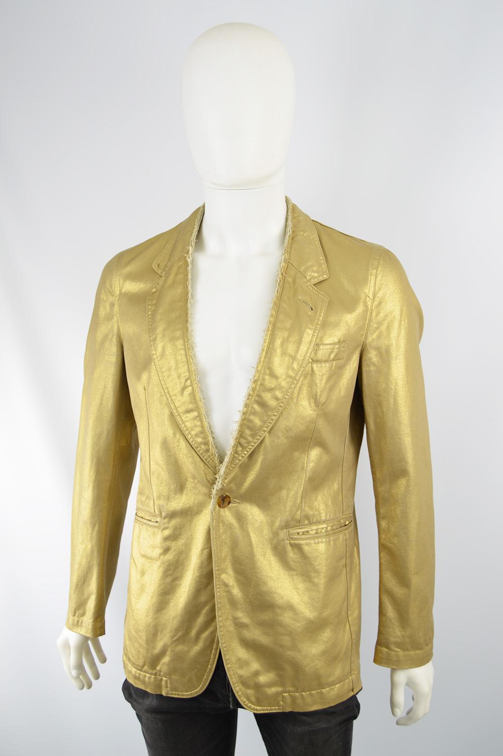 gold cotton jacket