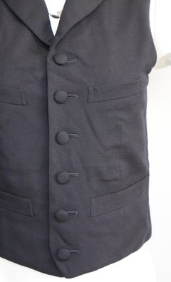 Comme des Garçons Homme Plus Navy Vest