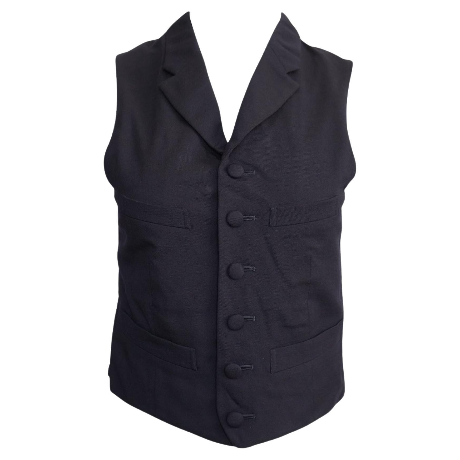 Comme des Garçons Homme Plus Navy Vest