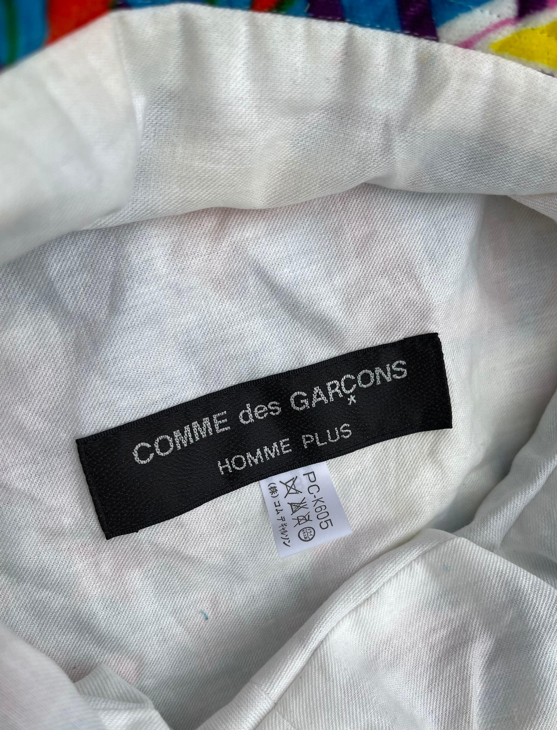 Comme Des Garcons Homme Plus Psychedelic Over-The-Top Hat, Autumn Winter 2001. In Excellent Condition For Sale In Seattle, WA