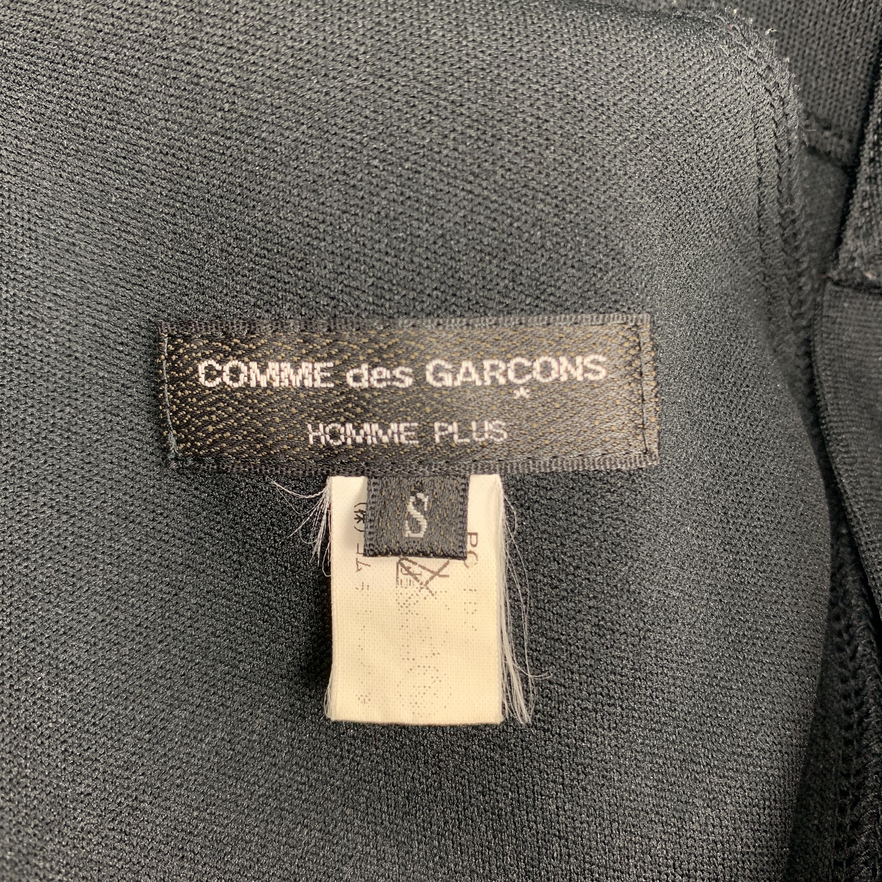 COMME des GARCONS HOMME PLUS S Black Pleated Kilt Skort Shorts In Excellent Condition In San Francisco, CA