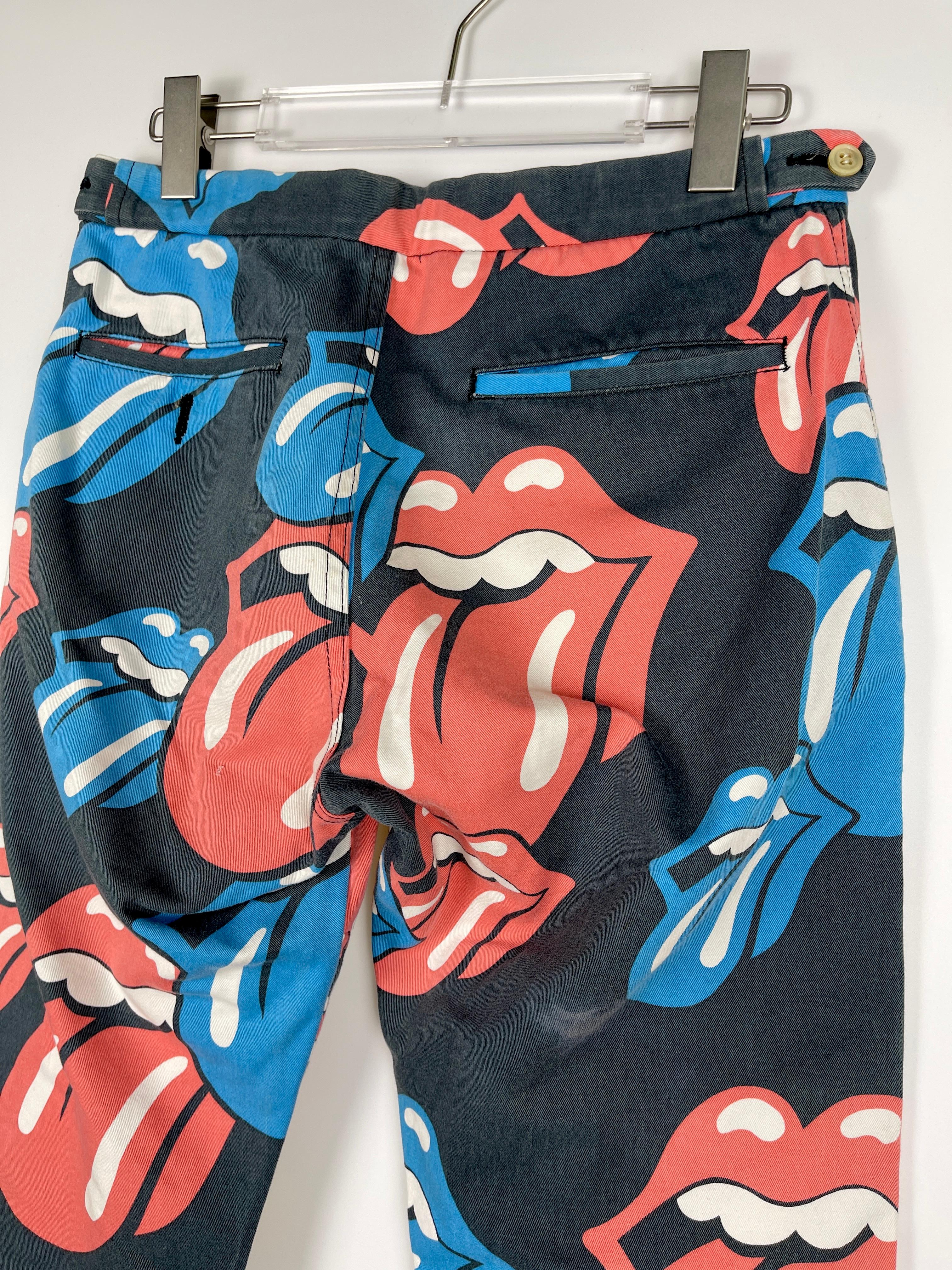 Comme des Garcons Homme Plus S/S2006 Lips Pants In Excellent Condition For Sale In Seattle, WA