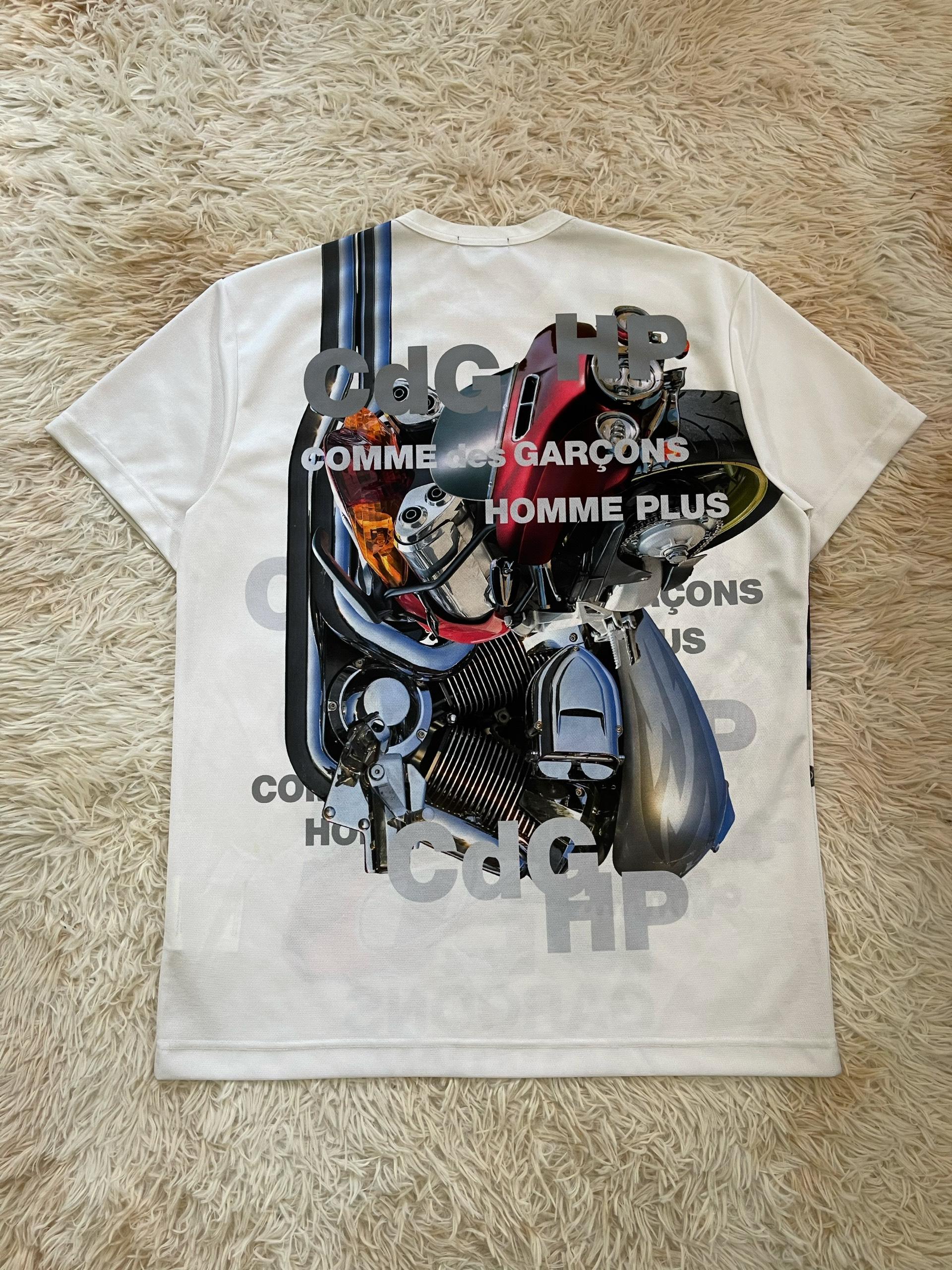 Comme Des Garcons Homme Plus S/S2020 Metallic Outlaw T-Shirt For Sale 2