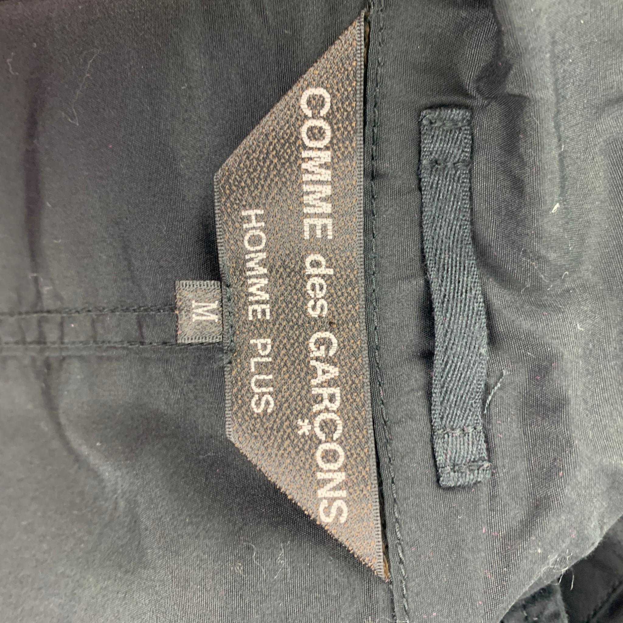 COMME des GARCONS HOMME PLUS Size M Black Cotton Cut Out Sleeves Jacket 2