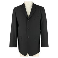 COMME des GARCONS HOMME PLUS Size M Black Single breasted Coat