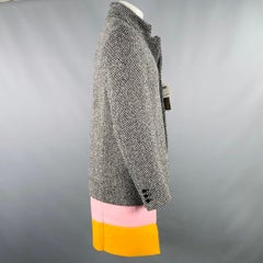 COMME des GARCONS HOMME PLUS Size M Black White Tweed Jacket