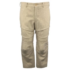 COMME des GARCONS HOMME PLUS Größe M Haferflocken Paneel-Hose