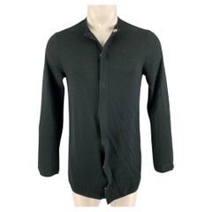 COMME des GARCONS HOMME PLUS Size S Black Long Sleeve Cardigan