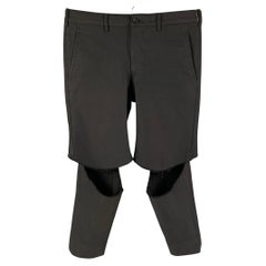 COMME des GARCONS HOMME PLUS Size S Black Polyester Cutout Casual Pants