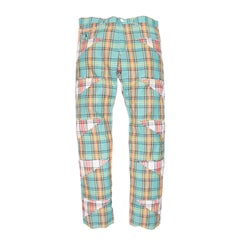Comme des Garçons Homme Plus SS2014 Reconstructed Plaid Pants