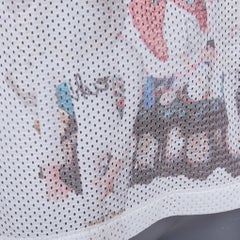 COMME DES GARCONS HOMME PLUS SS2018 Mona Luison graphic print mesh tshirt S