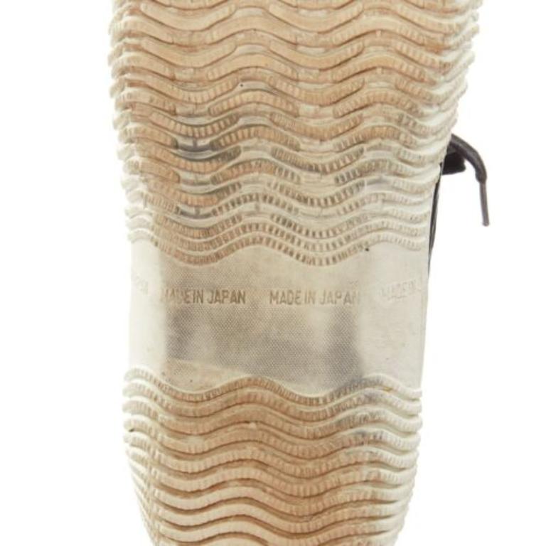 COMME DES GARCONS HOMME PLUS Baskets Switching en mousse PVC beige clair EU42 en vente 5
