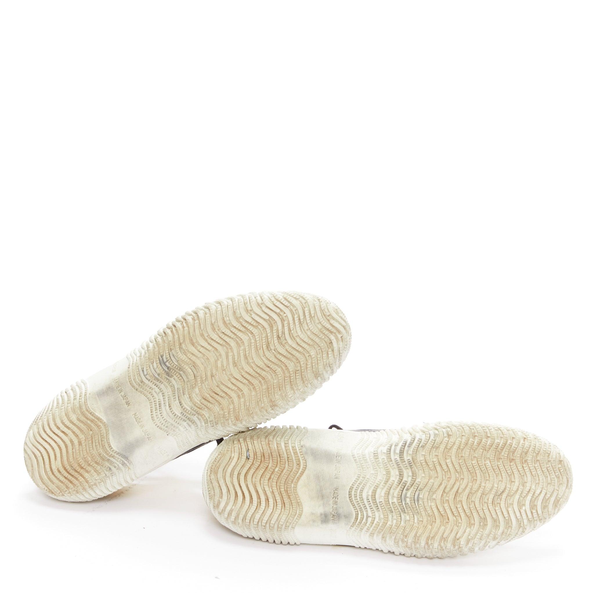 COMME DES GARCONS HOMME PLUS Switching clear beige PVC foam sneakers EU42 For Sale 6