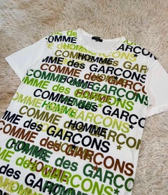 Comme Des Garcons HOMME S/S2012 All-over Text T-Shirt