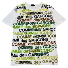 Comme Des Garcons HOMME S/S2012 All-over Text T-Shirt