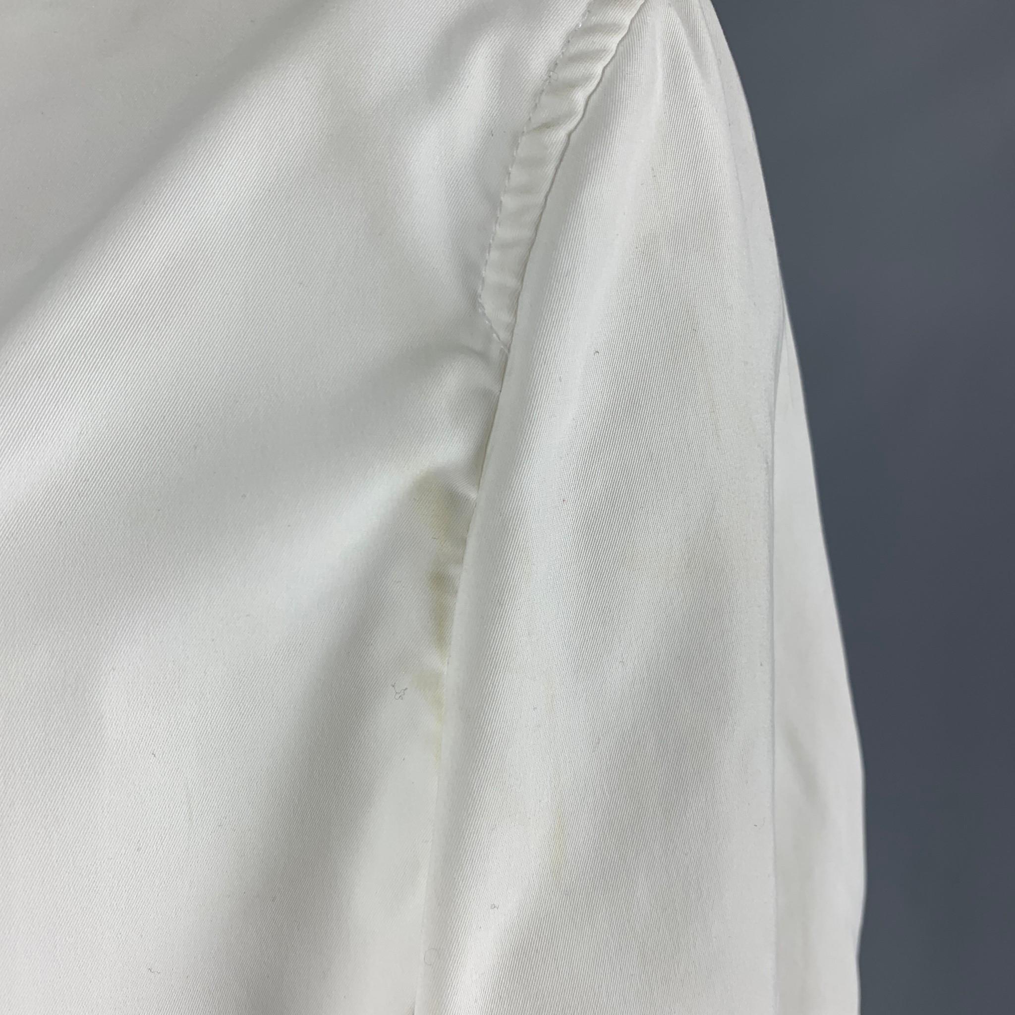 Men's COMME des GARCONS HOMME Size L Solid Polyester Parka Coat