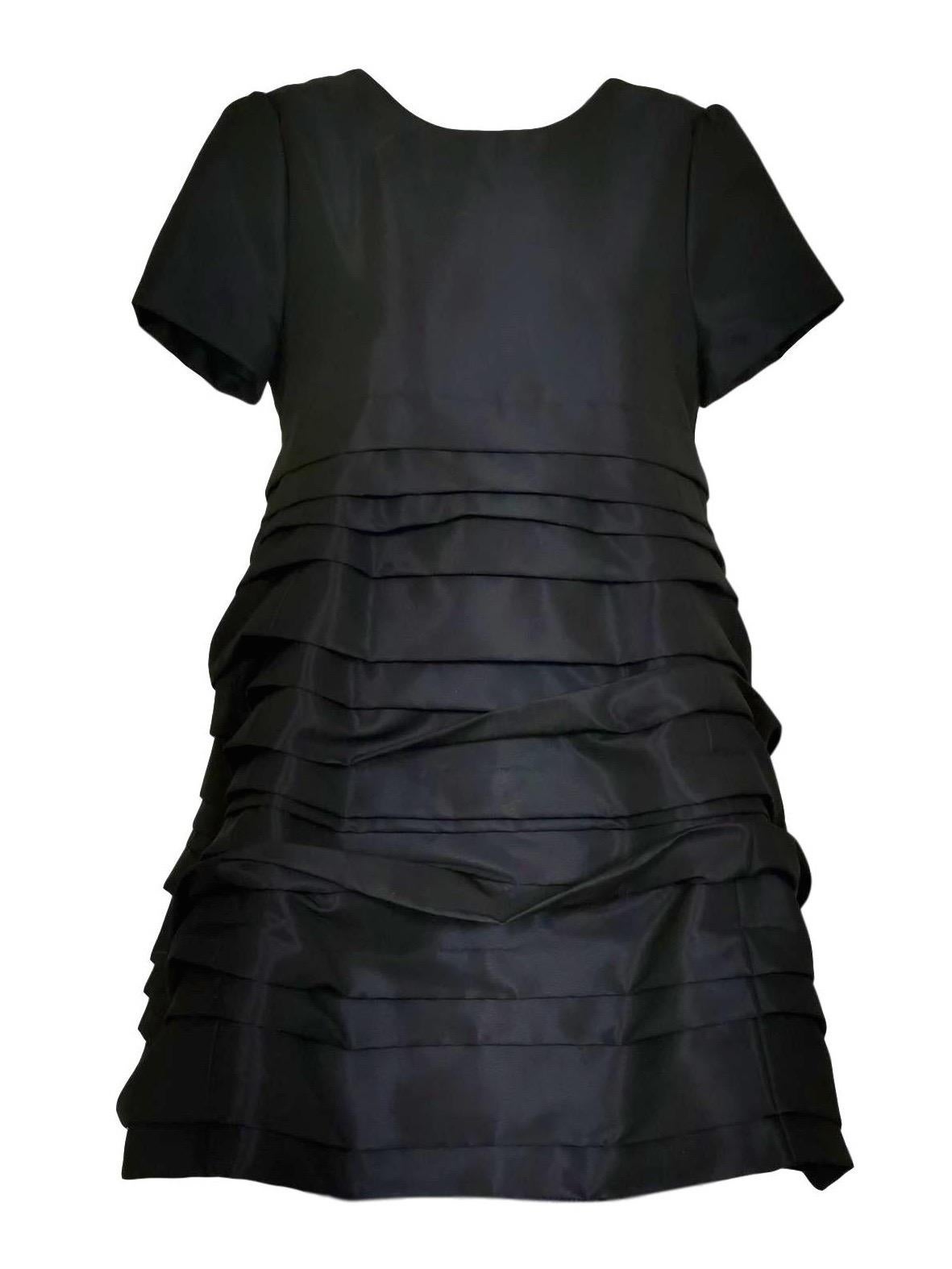Comme des Garcons Horizontal Pleated Dress with Back Flap 1994 For Sale 7