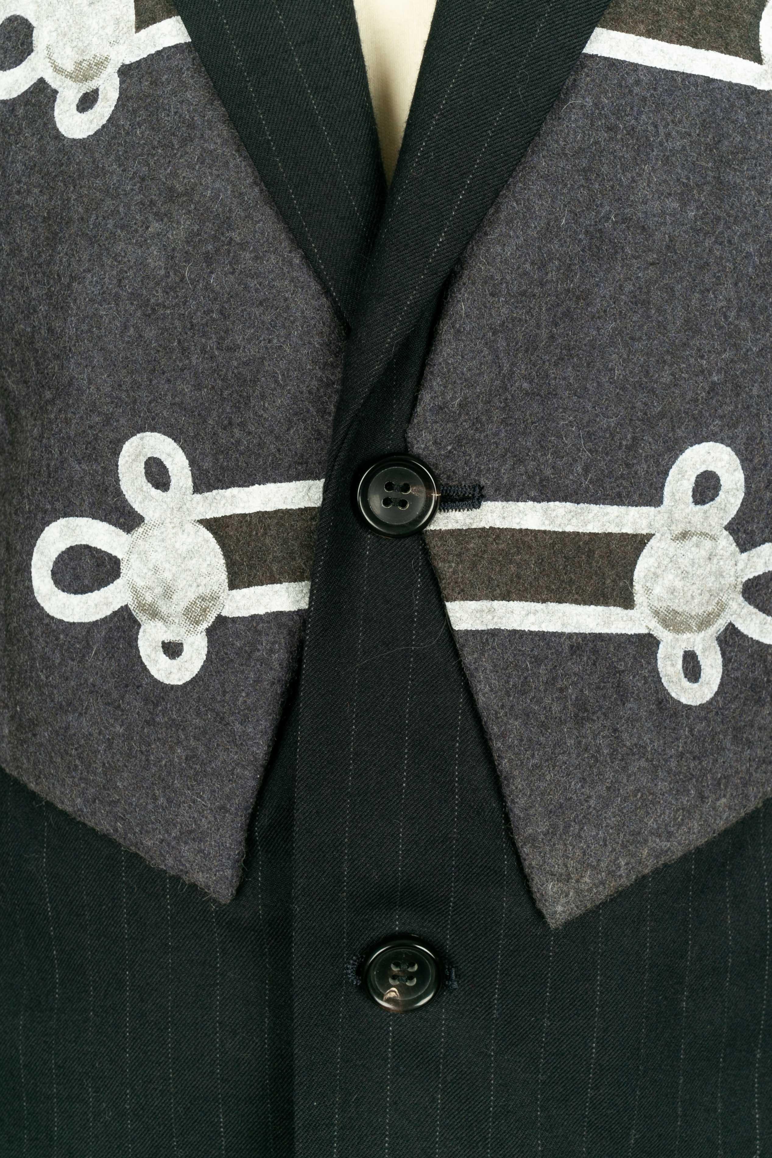 Black Comme des garçons jacket men For Sale