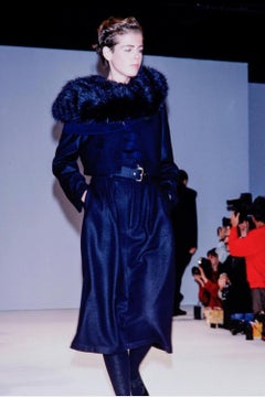 Comme des Garçons Jacket With Faux Fur Collar A/W 1989