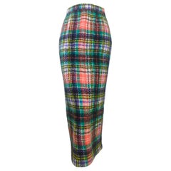 Comme des Garcons Junya Watanabe 1999 Collection Plaid Mohair Skirt