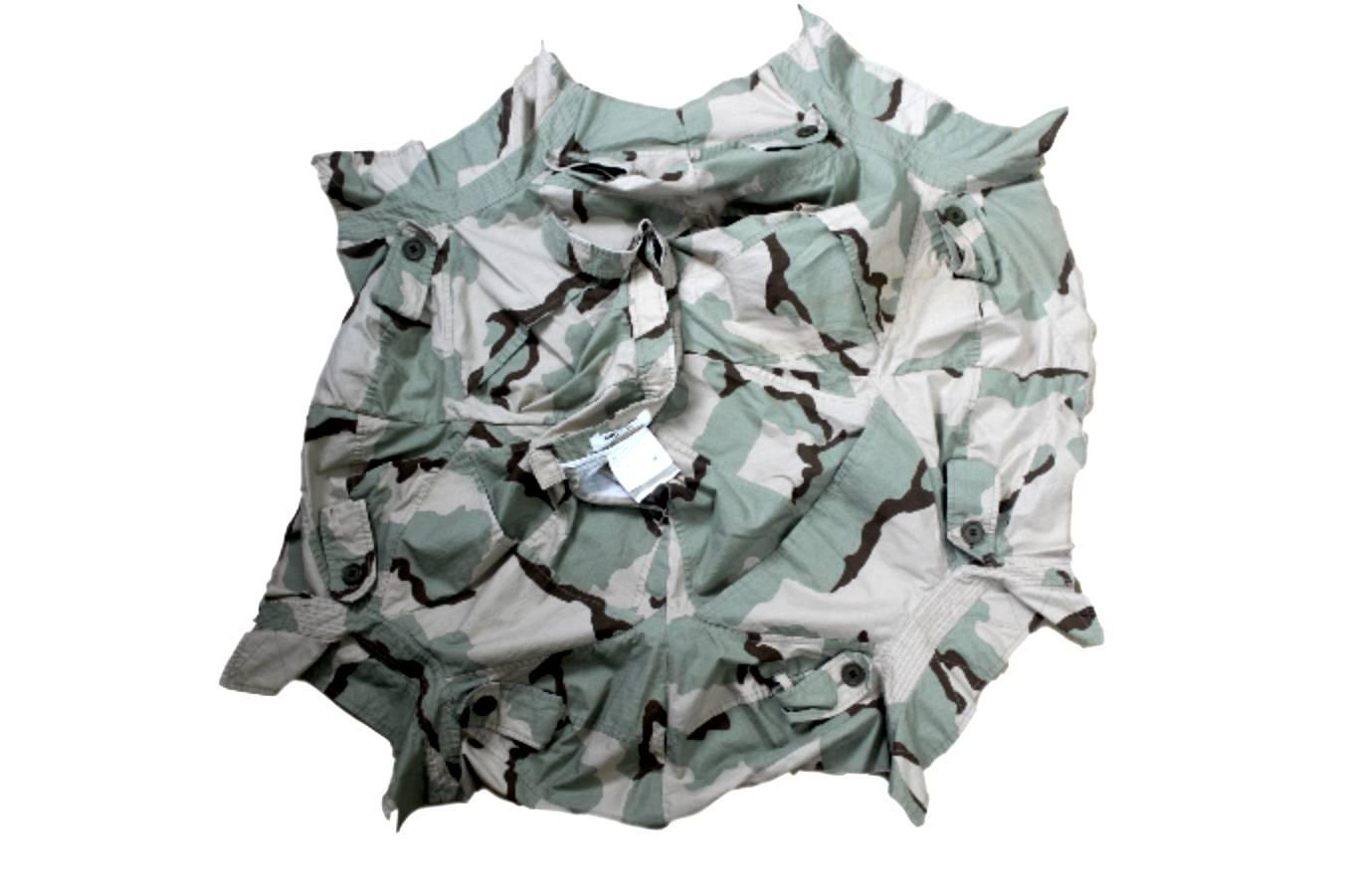 Comme des Garcons Junya Watanabe 2005 Collection Camouflage Jacket Back Skirt 5