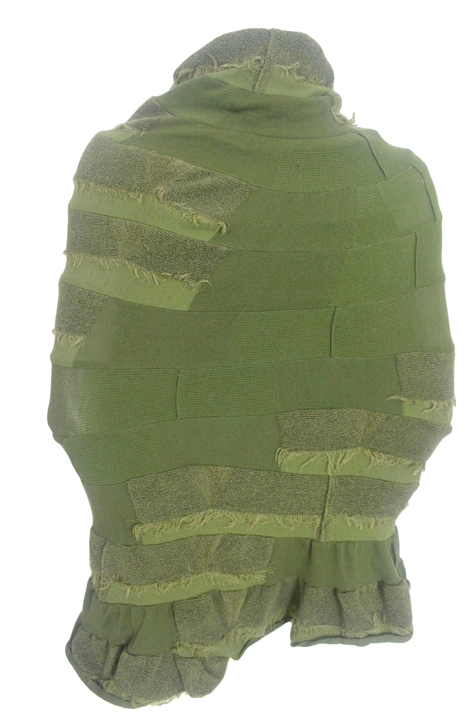 Comme des Garçons Junya Watanabe 2006 Collection Military Knitted Poncho 5