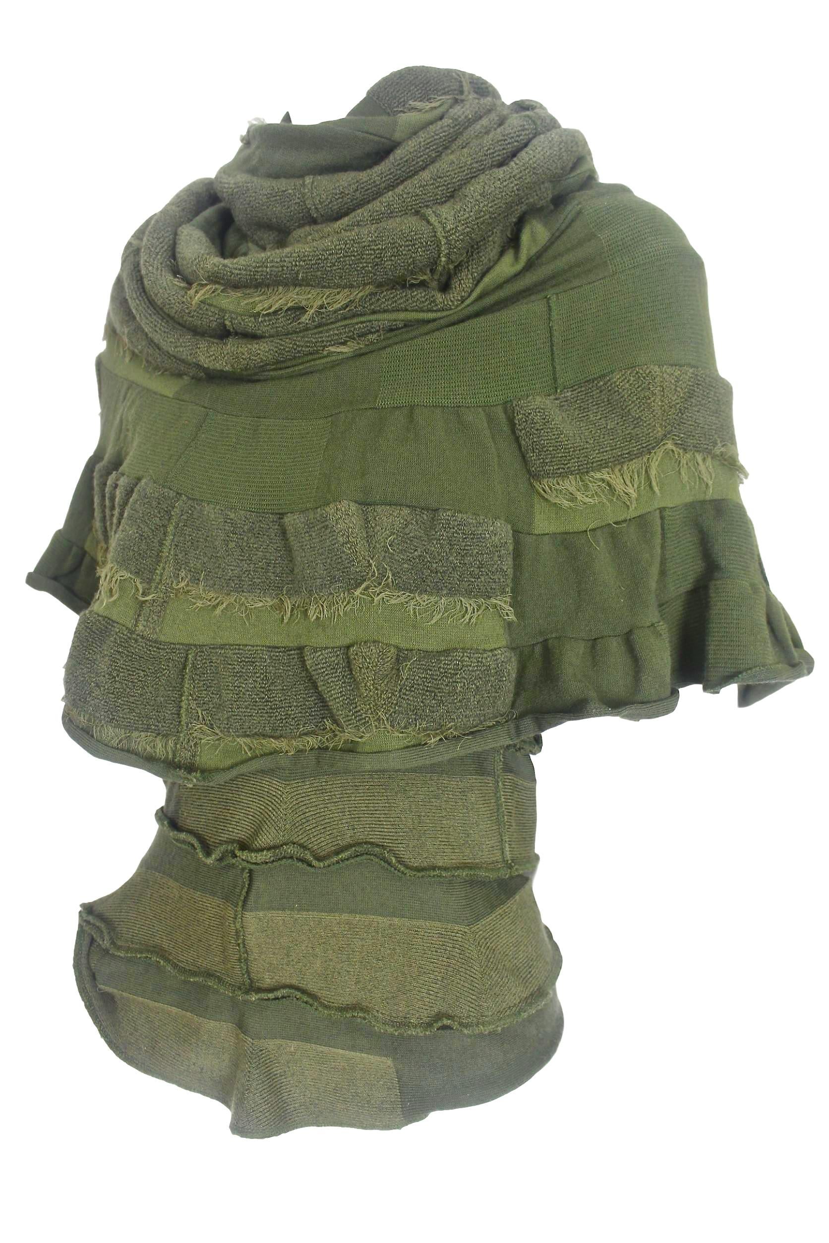Comme des Garçons Junya Watanabe 2006 Collection Military Knitted Poncho 6