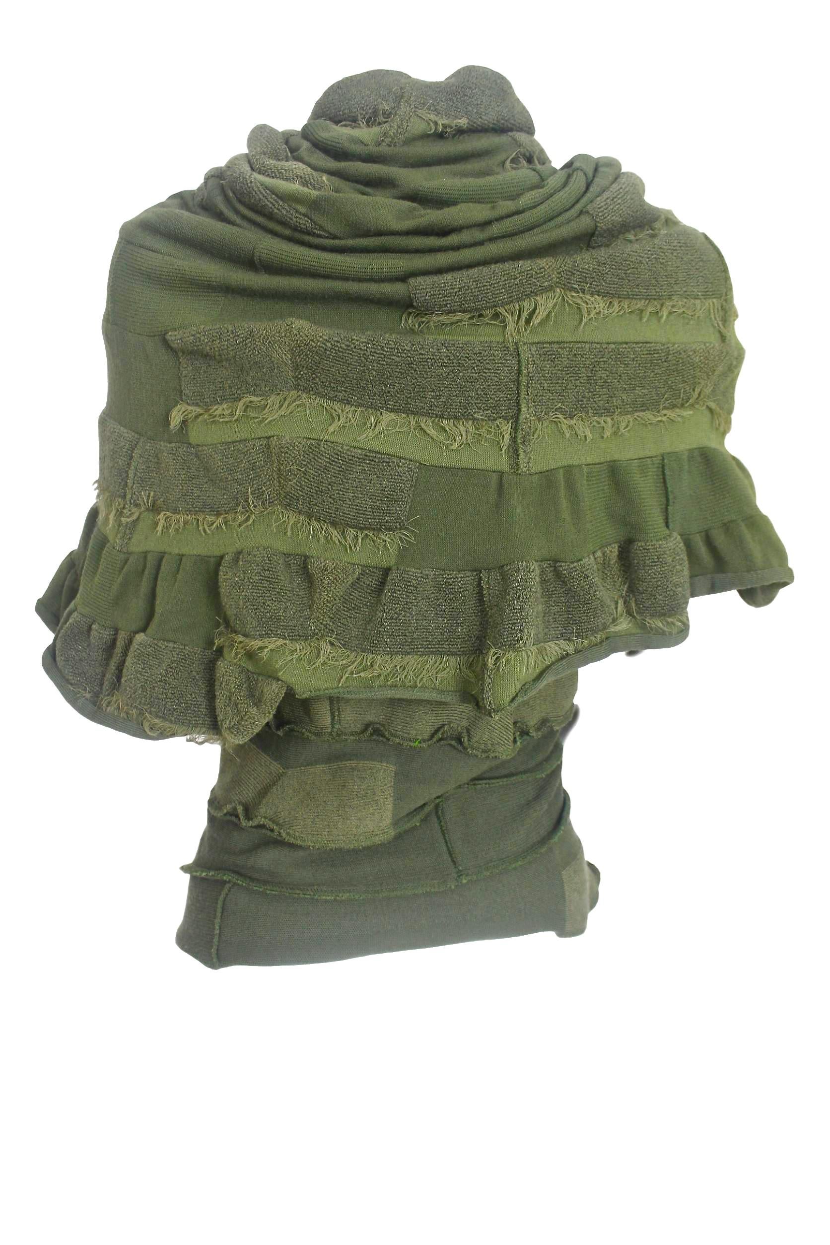 Comme des Garçons Junya Watanabe 2006 Collection Military Knitted Poncho 7