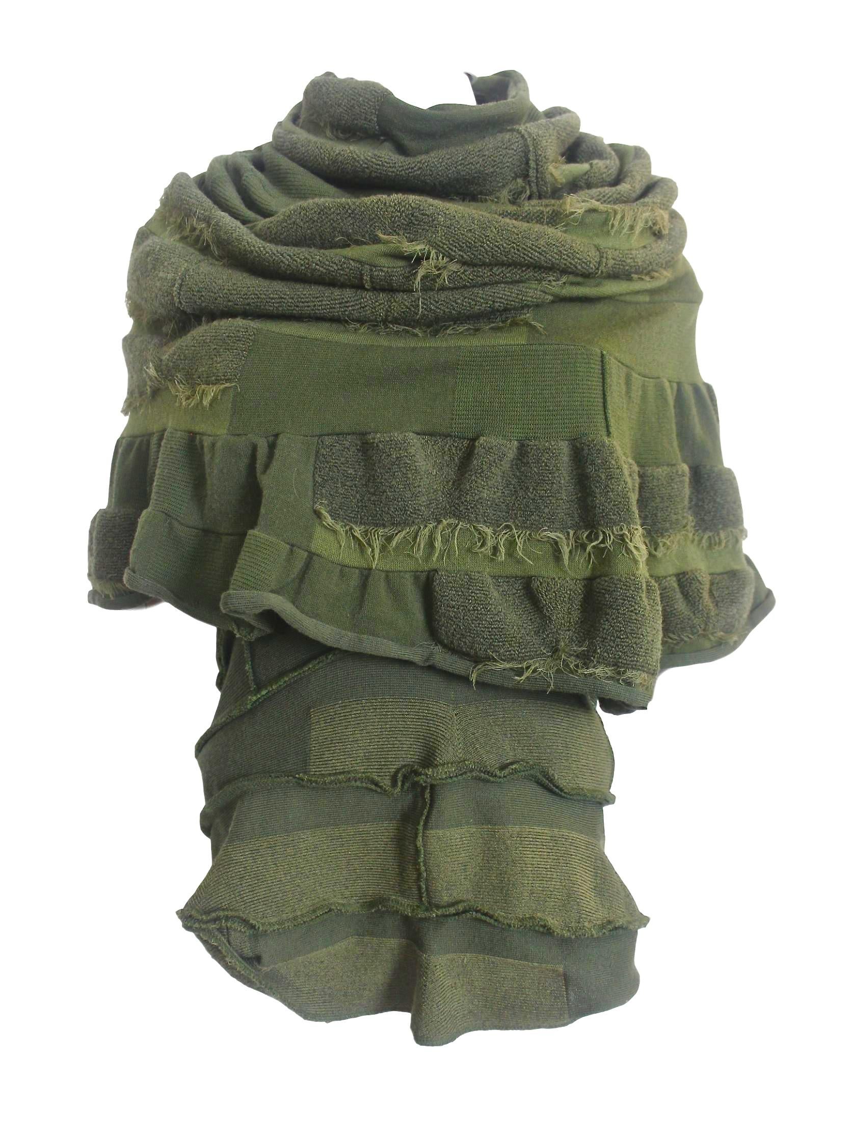 Comme des Garçons Junya Watanabe 2006 Collection Military Knitted Poncho 13