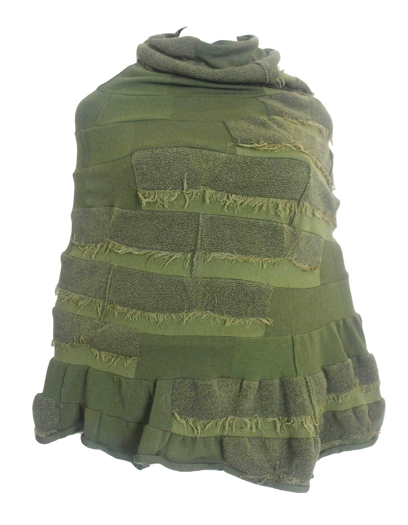 Comme des Garçons Junya Watanabe 2006 Collection Military Knitted Poncho 14