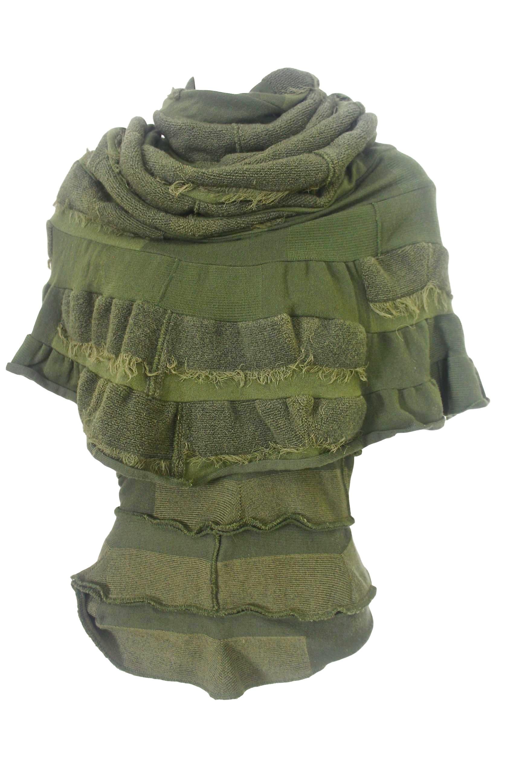 Women's Comme des Garçons Junya Watanabe 2006 Collection Military Knitted Poncho