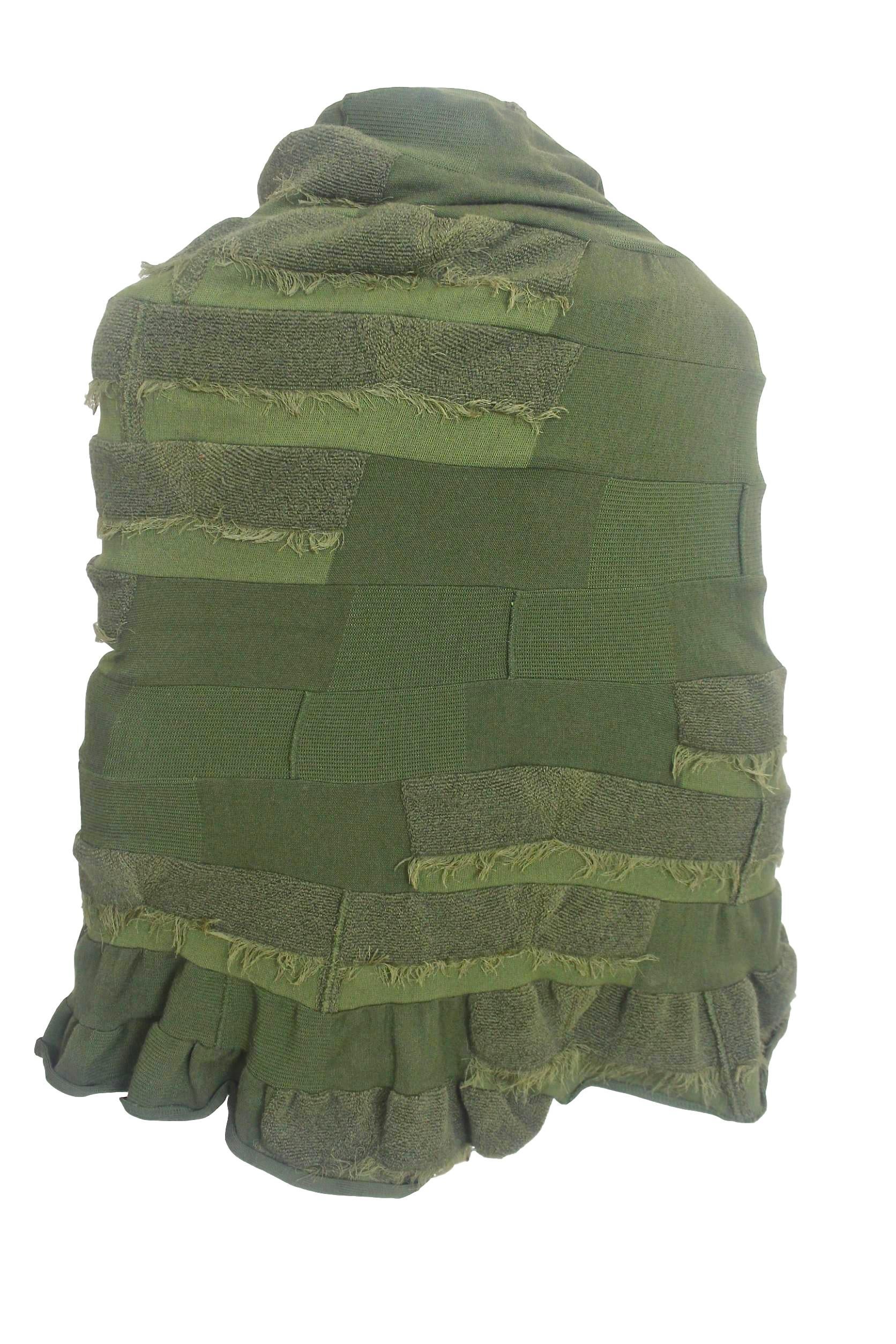 Comme des Garçons Junya Watanabe 2006 Collection Military Knitted Poncho 1