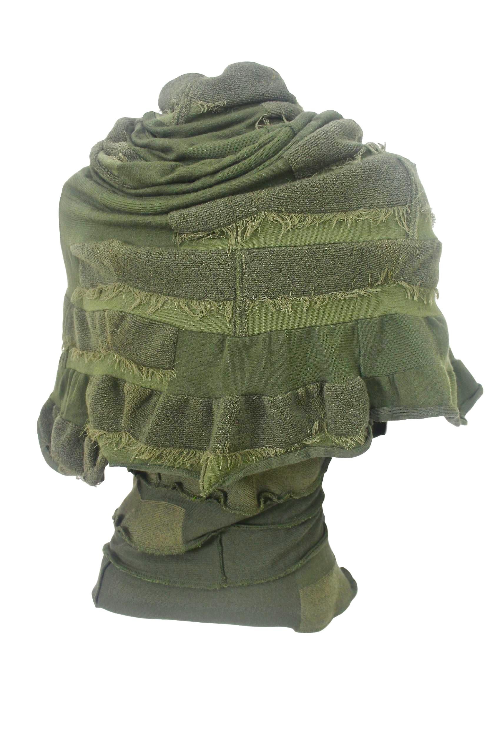 Comme des Garçons Junya Watanabe 2006 Collection Military Knitted Poncho 2