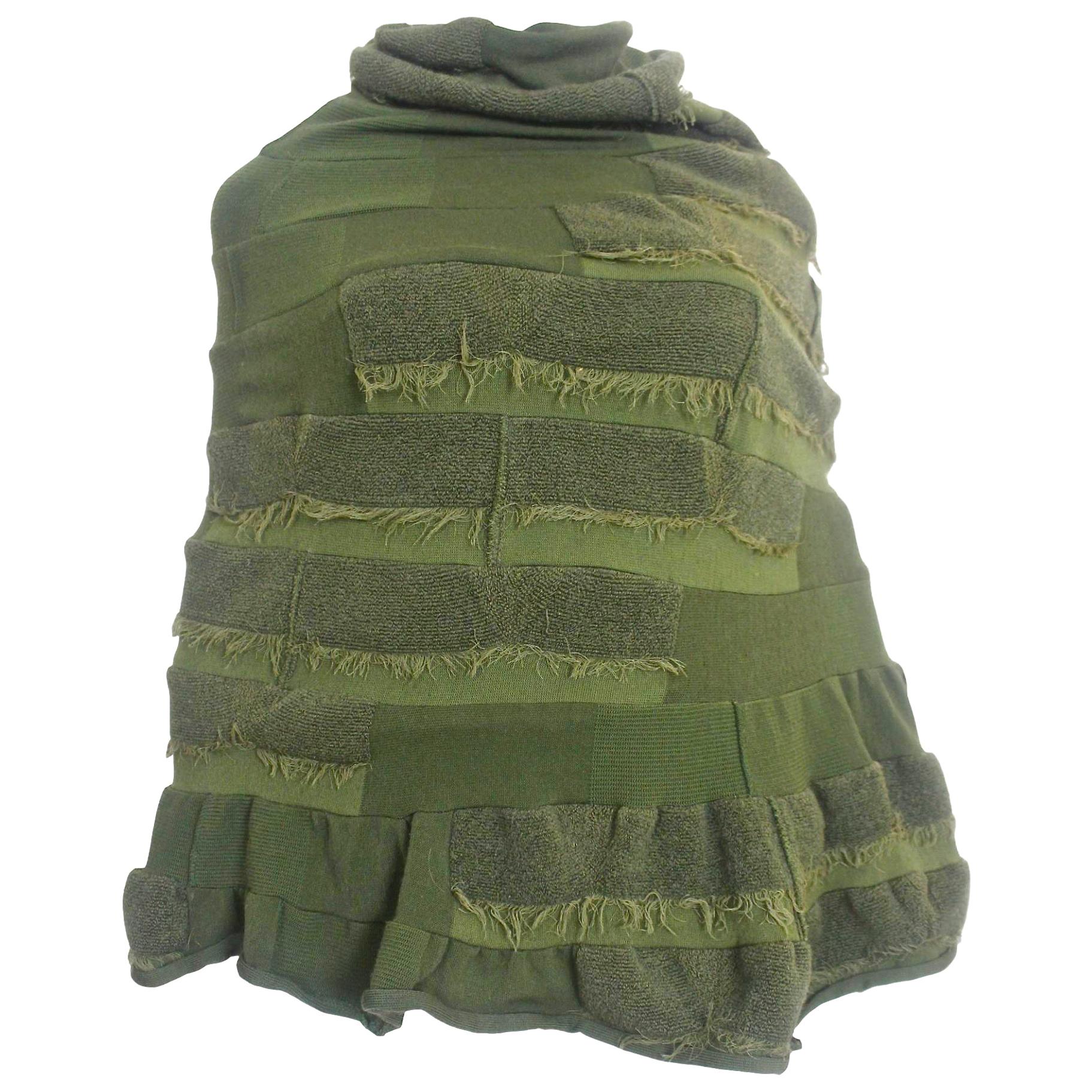 Comme des Garçons Junya Watanabe 2006 Collection Military Knitted Poncho