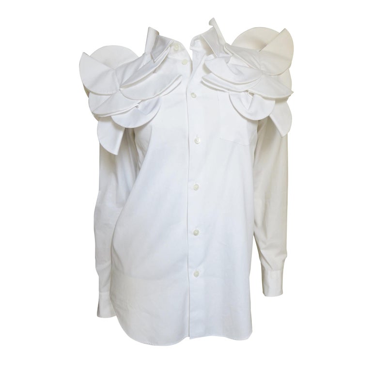 Comme des Garcons Junya Watanabe Origami Applique Shirt For Sale 